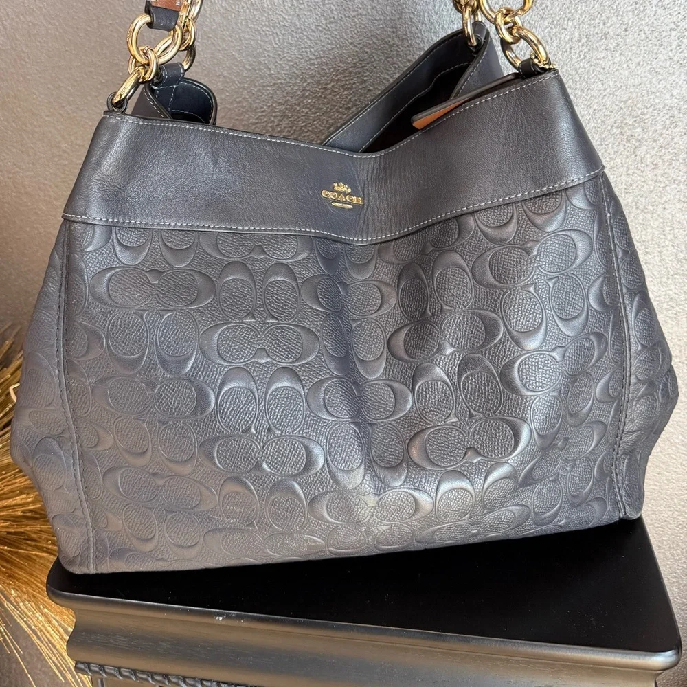 Coach Black and Brown Hobo Bag - Picture 11 of 16